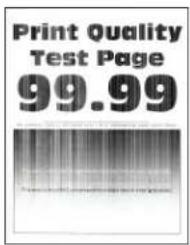 LEXMARK CS730 - Loddrette hvite streker - 1
