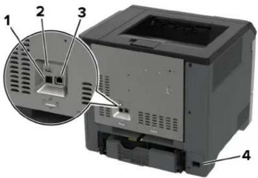 LEXMARK CS730 - Koble til kabler - 1