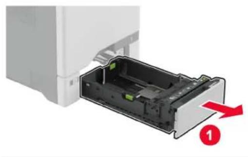 LEXMARK CS730 - Skifte ut hentevalsen i skuffen for 550 ark - 1