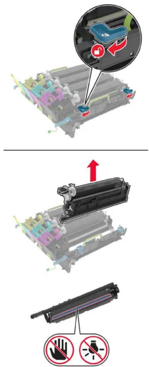 LEXMARK CS730 - Bytte en tonerkassett - 13