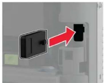 LEXMARK CS730 - Installere MarkNet N8450 trådløs utskriftsserver - 2