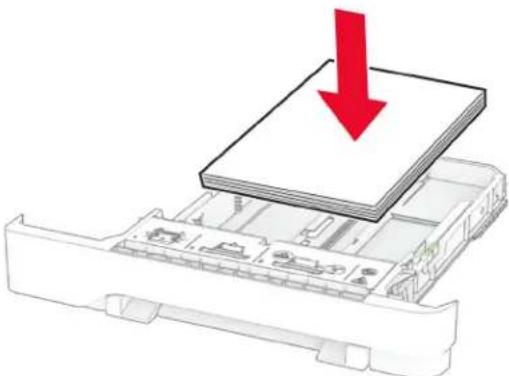 LEXMARK CS632 - Legg papiret riktig i - 2