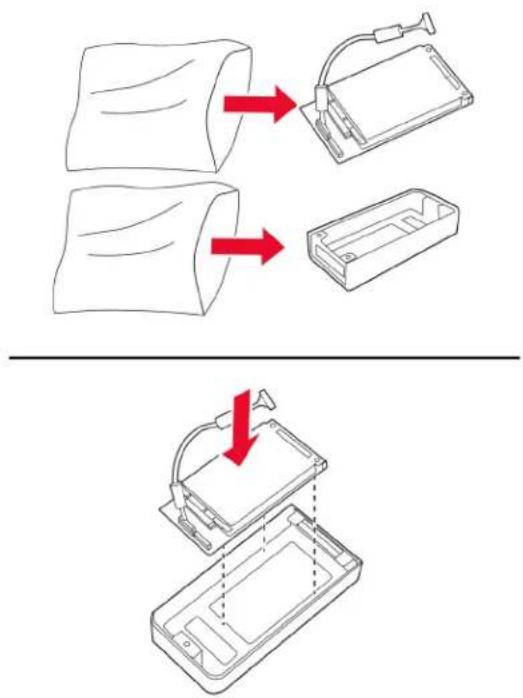 LEXMARK CS632 - Installere en harddisk på skriveren - 4