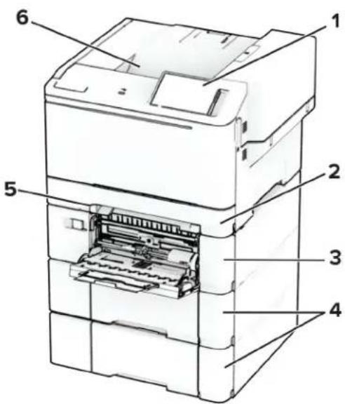 LEXMARK CS632 - Skriverkonfigurasjoner - 3