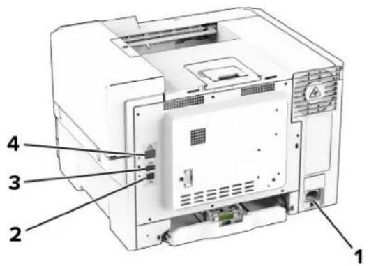 LEXMARK CS632 - Koble til kabler - 1