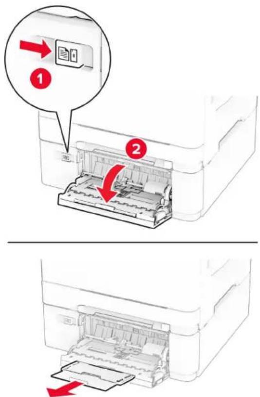 LEXMARK CS632 - Legge i den manuelle materen - 5