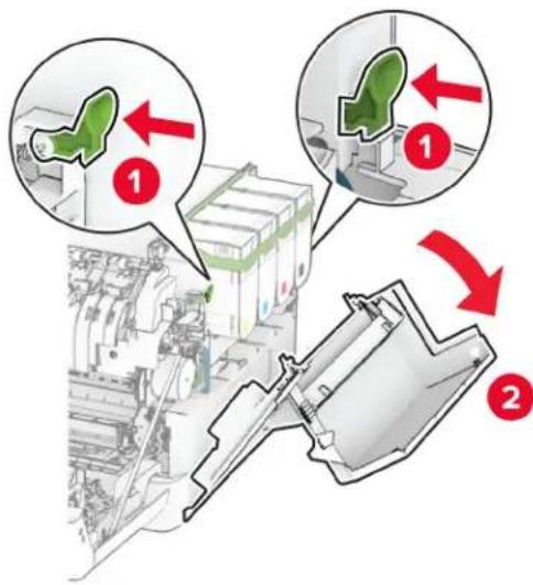 LEXMARK CS632 - Bytte en tonerkassett - 3