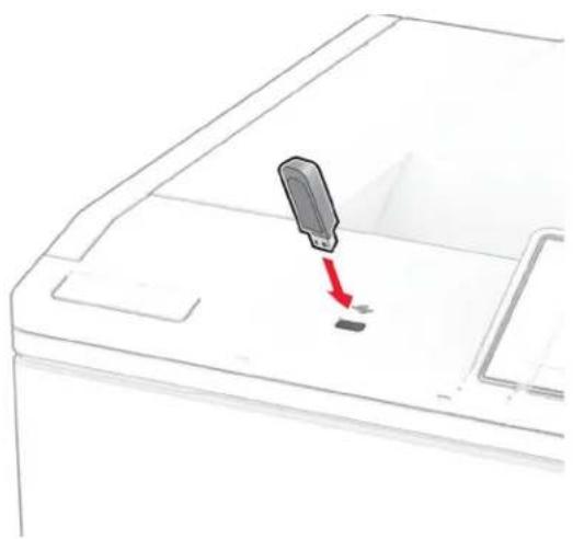 LEXMARK CS632 - Skrive ut fra en flash-stasjon - 1