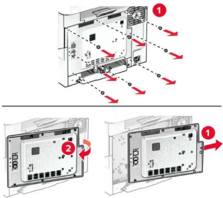 LEXMARK CS632 - Installere den intelligente lagringsstasjonen - 2