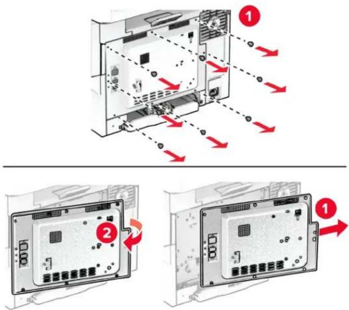 LEXMARK CS632 - Bytte ut MarkNet N8450 trådløs utskriftsserver - 2