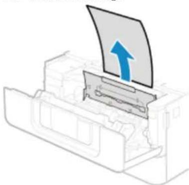 CANON i-SENSYS LBP243dw II - Fjerne det fastkjørte papiret fra inne i maskinen - 4