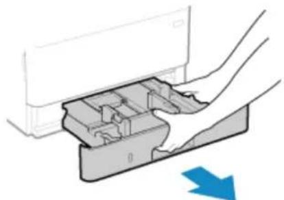CANON i-SENSYS LBP243dw II - Trekk ut papirskuffen. - 1