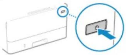 CANON i-SENSYS LBP243dw II - Slå maskinen på og av - 1