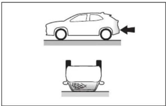 TOYOTA Yaris Cross Hybrid (2024) - SRS-kollisjonsputene utløses ved et sammenstøt mot undersiden av bilen när - 5
