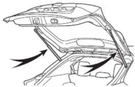TOYOTA Yaris Cross Hybrid (2024) - Demperstoppere for bakluke - 1
