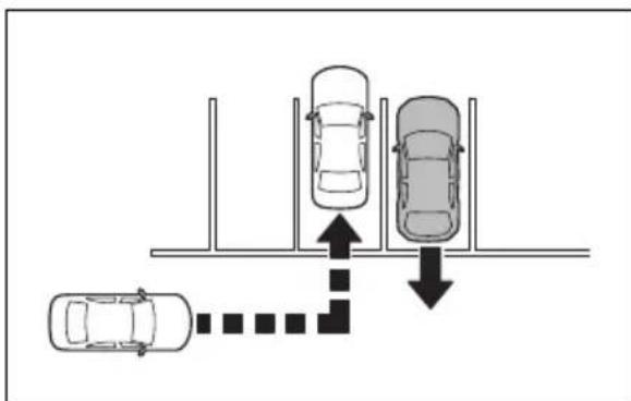 TOYOTA Yaris Cross Hybrid (2024) - Situasjoner hvor systemet kan aktiveres selv om det ikke er noen sannsynlighet for kollisjon - 3