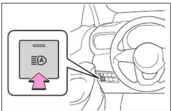 TOYOTA Yaris Cross Hybrid (2024) - Bruke det adaptive fjernlyssystemet - 1