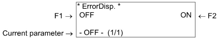 Mutoh Rockhopper II - ErrorDisplay menu - 1