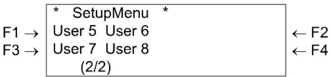 Mutoh Rockhopper II - Media type menu - 2