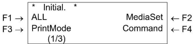 Mutoh Rockhopper II - Initialize setup menu - 1