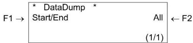 Mutoh Rockhopper II - Data dump menu - 1