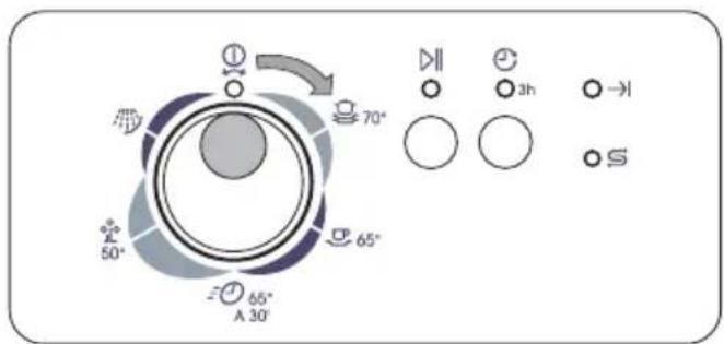 ZANUSSI ZDF 214 - Elektroniczne ustawianie zmiękczania wody (patrz tabela) - 1