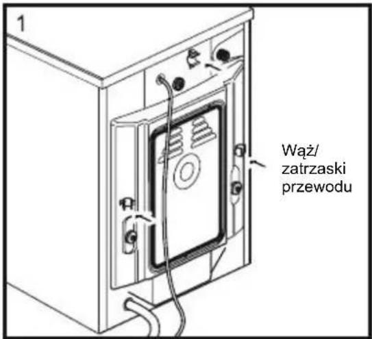 1 Wąż/ zatrzaski przewodu