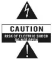CAUTION RISK OF ELECTRIC SHOCK DO NOT OPEN