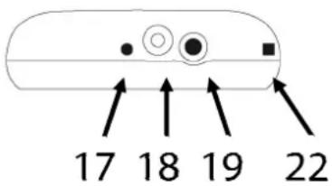 myPhone 1065 Spectrum - Góra oraz spód telefonu 1062 / 1065 - 1