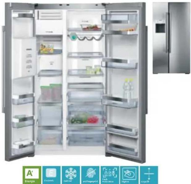 SIEMENS KI86SKD41 - Chłodziarko-zamrażarki Side by Side, coolDuo® - 1