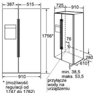 SIEMENS KI86SKD41 - Chłodziarko-zamrażarki Side by Side, coolDuo® - 2