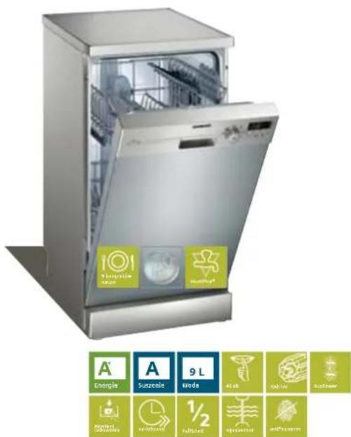 SIEMENS KI86SKD41 - Zmywarki o szerokości 45 cm, speedMatic45 - 2
