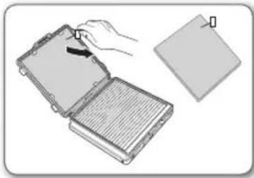 SAMSUNG SD9450 - Kiedy należy wyczyścić pojemnik na kurz - 3