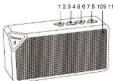 Vakoss SP-B1824RD - SP-B1824 Przenośny głośnik Bluetooth Instrukcja obsługi - 2