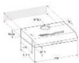 HOTPOINT LSFF 9M124 C EU - OKAP PODSZAFKOWY - 1
