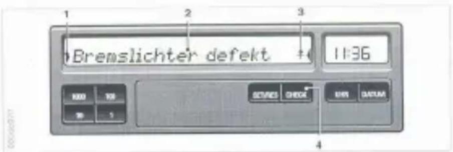 BMW 325td (1996) - Check Control\* - 2