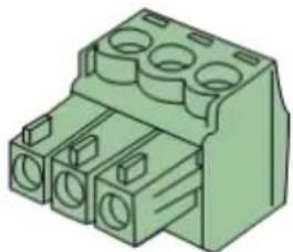 Audac AMP20MK2 - 3-Pin Euro-Terminal Block: - 1