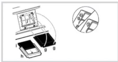 Hotpoint Ariston HZV 9 IX - Montaż i wymiana filtrów węglowych: - 1