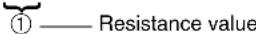 PANASONIC CD-FX835 - RESISTORS - 1