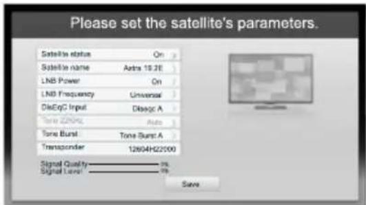 HISENSE LHD39K370WSEU - Select a preset reception type: Cable - 2
