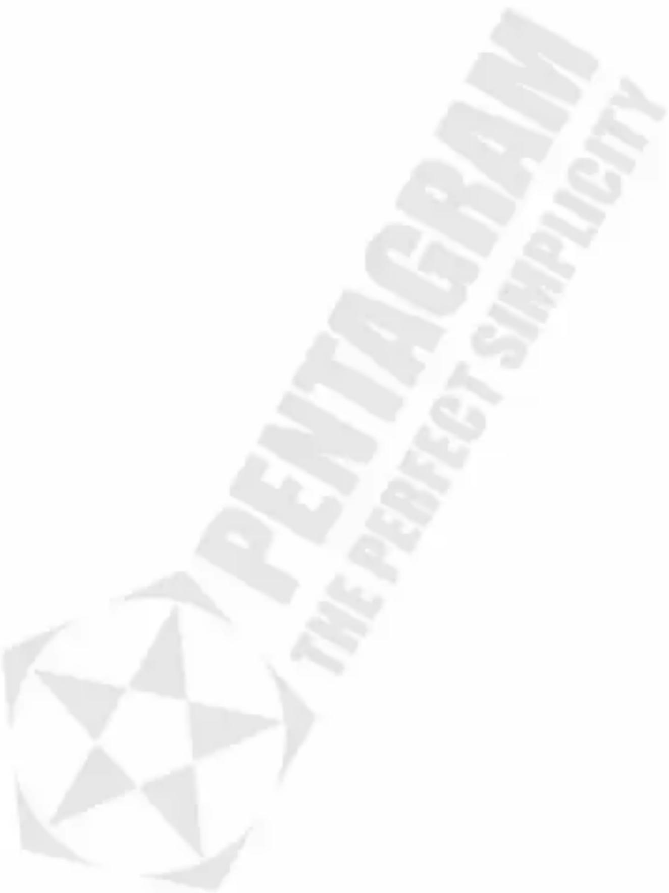 PENTAGRAM THE PERFECT SIMPLICITY