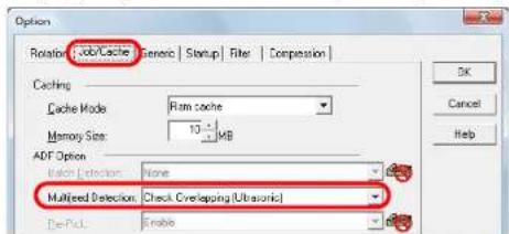Option Rotation | JobCache | Generic | Startup | Filter | Compression | Caching Cache Mode: Random cache Memory Size: 10 MB ADF Option Balance Detection: None Multiseed Detection: Check Overlapping (Ubasic) Default: Enable