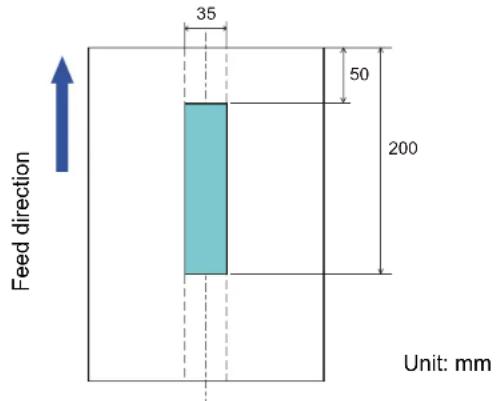 Feed direction 35 50 200 Unit: mm