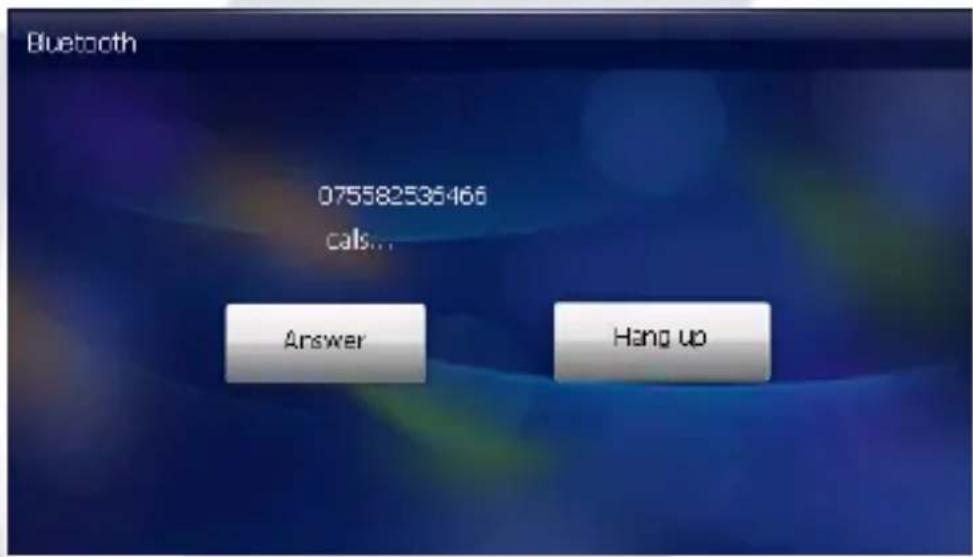 Bluetooth 075582535466 cals... Answer Hang up