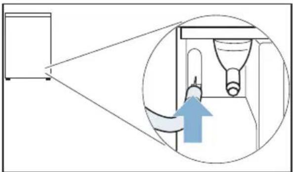SIEMENS WT45W561PL - Podłączyć wąż odprowadzający wodę w następujący sposób: - 4