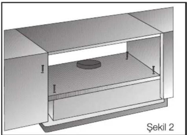 Arçelik P 180 YI - Aspiratörün Montajı - 5