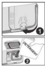 Freggia DWCI6159 - FILLING THE DETERGENT COMPARTMENT - 1