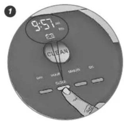 IROBOT Roomba 865 - Ustawianie dnia tygodnia i godziny - 1