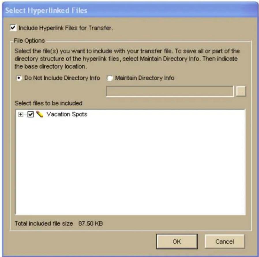 GARMIN XMap 8 - To Maintain the Directory Structure When Creating a Transfer File with Hyperlinked Files - 1