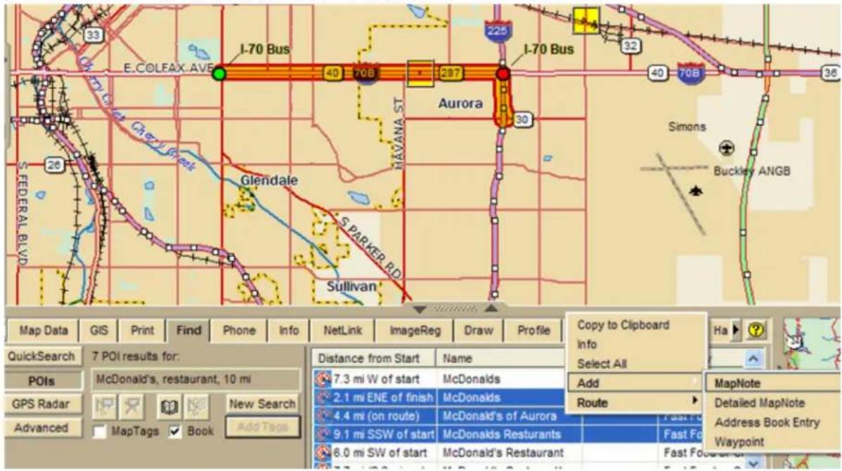 GARMIN XMap 8 - Step 3—Add results to the map - 1